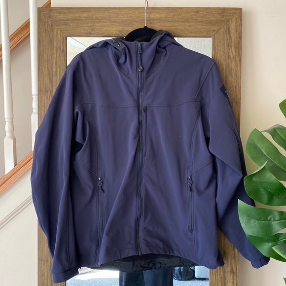 Arc'teryx Gamma MX Hoody Women's Black Sapphire Blue II Navy Jacket - Picture 1 of 7
